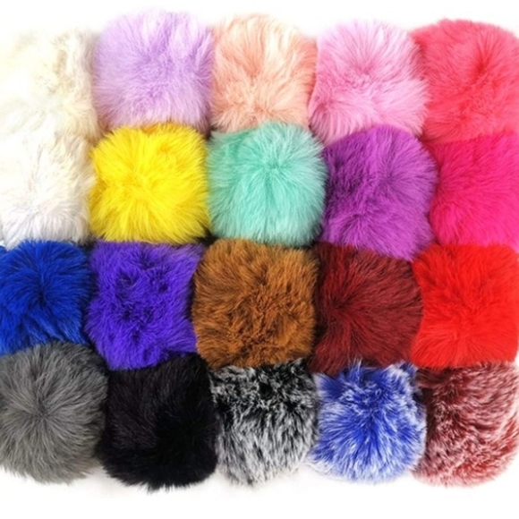 Cute Fashion Faux-Fur Puff Ball - Picture 3 of 7